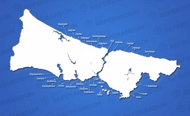 Referandumda İstanbul'un hangi ilçesi ne dedi?