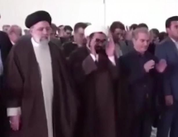 Reisi'nin helikoptere binmeden önce son görüntüleri ortaya çıktı!