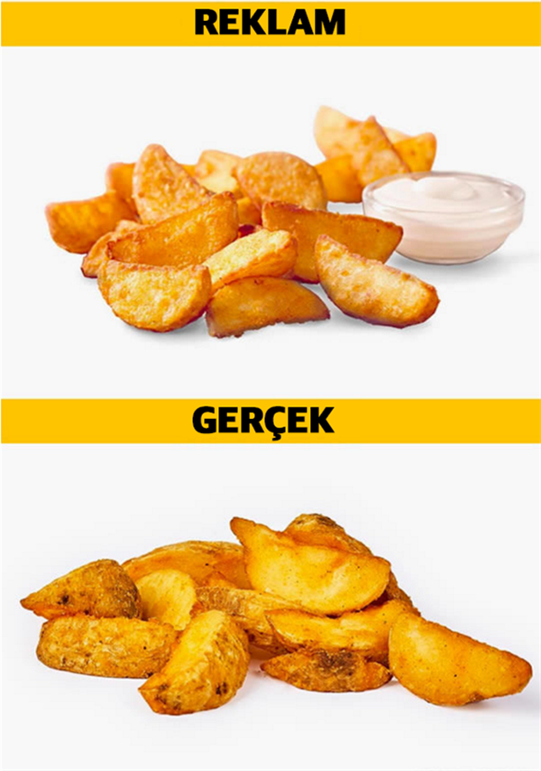 Foto - Reklamlar ve gerçekler! İşte fast food gerçeği...
