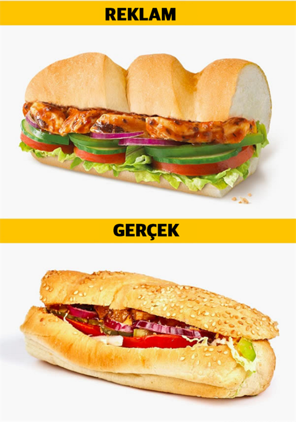 Foto - Reklamlar ve gerçekler! İşte fast food gerçeği...