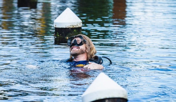 Foto - Rekor kırdı! Bakın kaç gününü su altında geçirdi