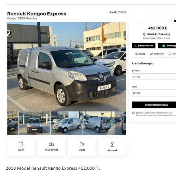 Foto - Otomotiv devi ikinci el araçları yenileyip Türkiye'de satışa sundu! 230 bin liraya bile araç var, her bütçeye uygun