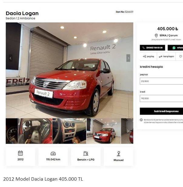 Foto - Otomotiv devi ikinci el araçları yenileyip Türkiye'de satışa sundu! 230 bin liraya bile araç var, her bütçeye uygun