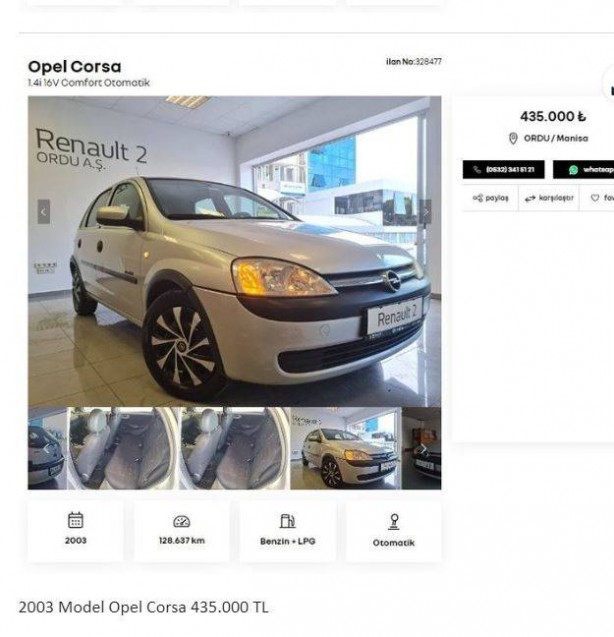 Foto - Otomotiv devi ikinci el araçları yenileyip Türkiye'de satışa sundu! 230 bin liraya bile araç var, her bütçeye uygun