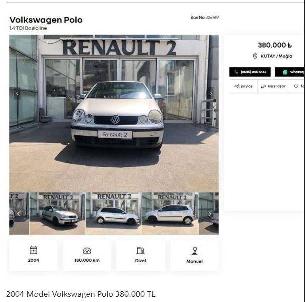 Foto - Otomotiv devi ikinci el araçları yenileyip Türkiye'de satışa sundu! 230 bin liraya bile araç var, her bütçeye uygun