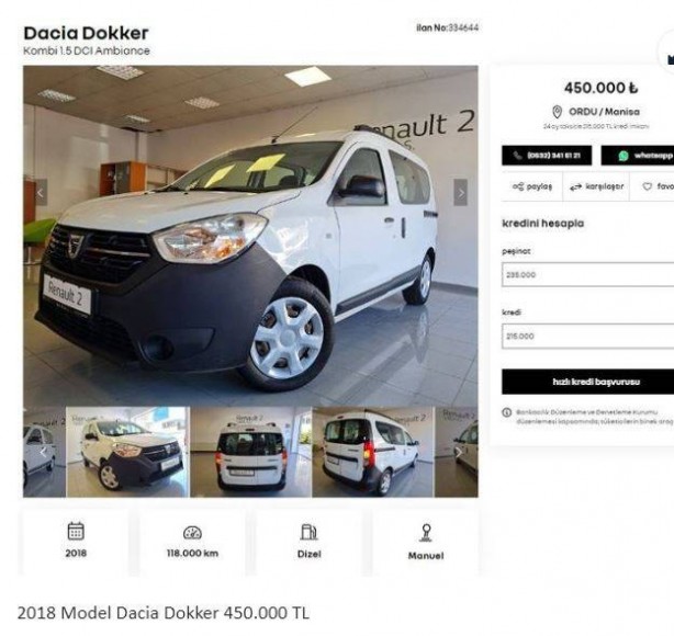 Foto - Otomotiv devi ikinci el araçları yenileyip Türkiye'de satışa sundu! 230 bin liraya bile araç var, her bütçeye uygun