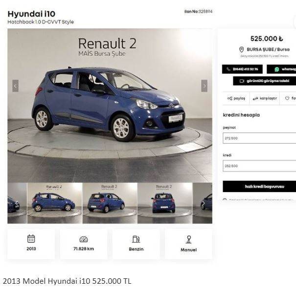Foto - Otomotiv devi ikinci el araçları yenileyip Türkiye'de satışa sundu! 230 bin liraya bile araç var, her bütçeye uygun