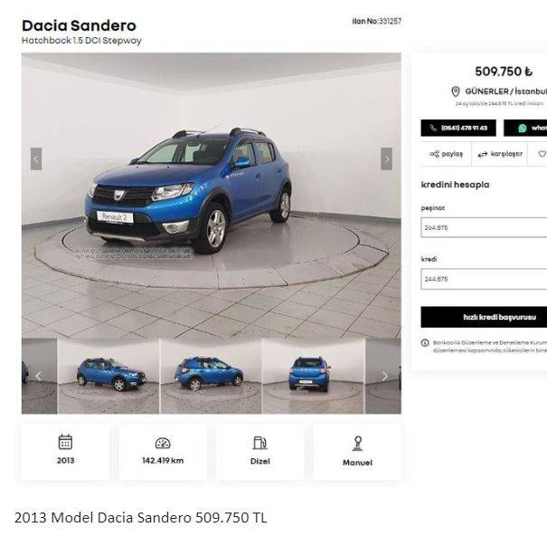 Foto - Otomotiv devi ikinci el araçları yenileyip Türkiye'de satışa sundu! 230 bin liraya bile araç var, her bütçeye uygun