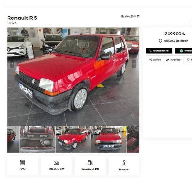 Foto - Otomotiv devi ikinci el araçları yenileyip Türkiye'de satışa sundu! 230 bin liraya bile araç var, her bütçeye uygun