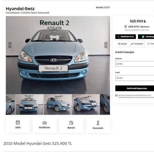 Foto - Otomotiv devi ikinci el araçları yenileyip Türkiye'de satışa sundu! 230 bin liraya bile araç var, her bütçeye uygun