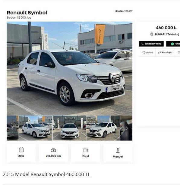 Foto - Otomotiv devi ikinci el araçları yenileyip Türkiye'de satışa sundu! 230 bin liraya bile araç var, her bütçeye uygun