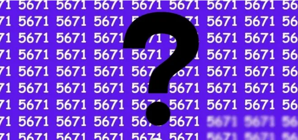 Resimdeki 5971 sayısını 10 saniyede bulabilir misiniz? Görebilen çok az kişi var!.