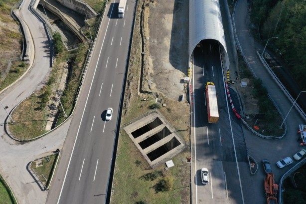 Foto - Resmen hizmete girdi! İşte yeni Bolu Dağı Tüneli