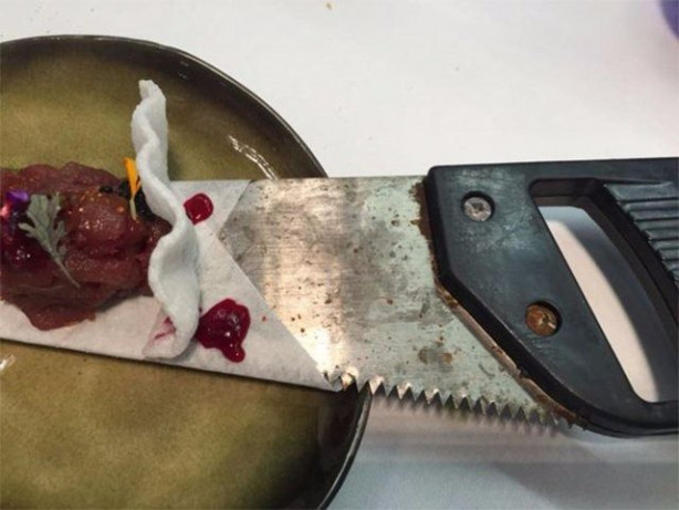 Foto - Restoranlardan tuhaf sunumlar