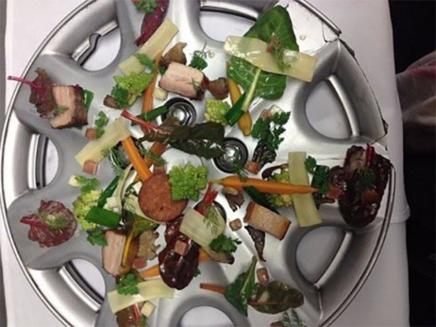 Foto - Restoranlardan tuhaf sunumlar