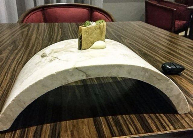 Foto - Restoranlardan tuhaf sunumlar