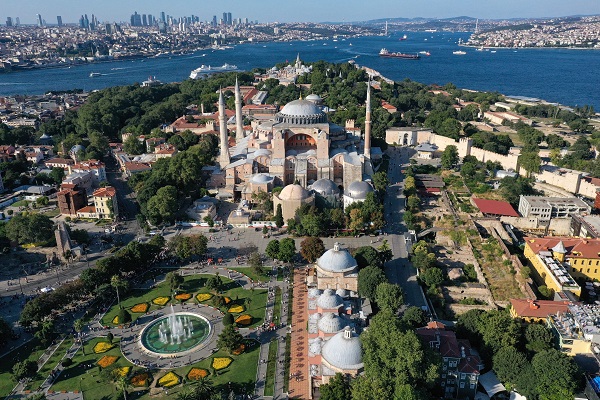 Foto - Restorasyon sırasında fark edilmiş! Ayasofya'nın kubbesinde ilginç sistem