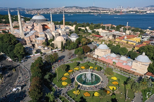 Foto - Restorasyon sırasında fark edilmiş! Ayasofya'nın kubbesinde ilginç sistem