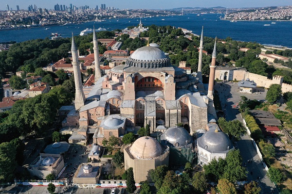 Foto - Restorasyon sırasında fark edilmiş! Ayasofya'nın kubbesinde ilginç sistem