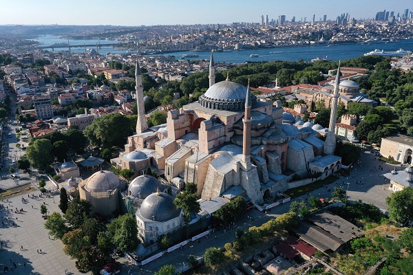 Foto - Restorasyon sırasında fark edilmiş! Ayasofya'nın kubbesinde ilginç sistem