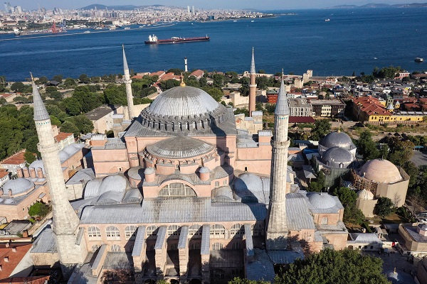 Foto - Restorasyon sırasında fark edilmiş! Ayasofya'nın kubbesinde ilginç sistem