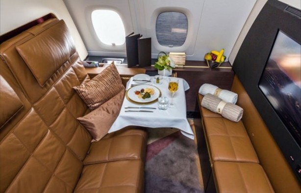 Foto - Rezidans uçağın içi hayrete düşürüyor!