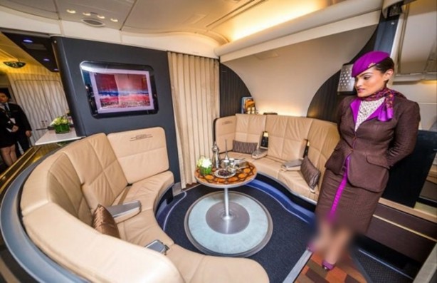 Foto - Rezidans uçağın içi hayrete düşürüyor!