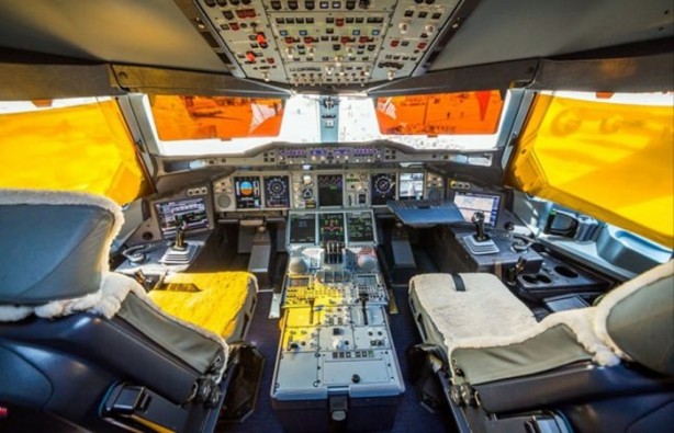 Foto - Rezidans uçağın içi hayrete düşürüyor!