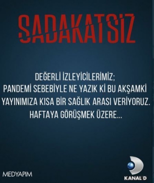 Foto - 'Sadakatsiz' adlı rezil dizinin neden yayınlanmadığı belli oldu! Resmen duyurdular...Büyük şok