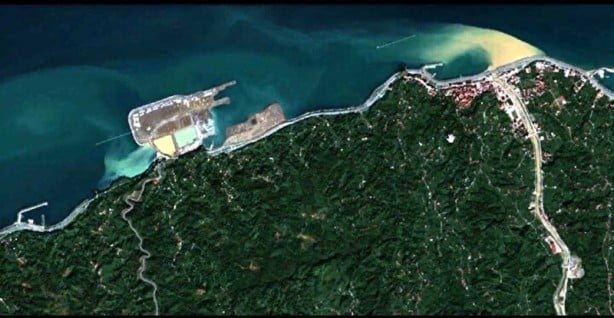 Foto - Rize-Artvin Havalimanı'ndaki değişim uydu fotoğrafına yansıdı