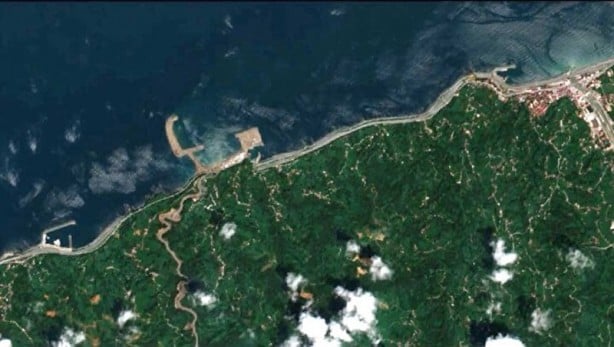 Foto - Rize-Artvin Havalimanı'ndaki değişim uydu fotoğrafına yansıdı