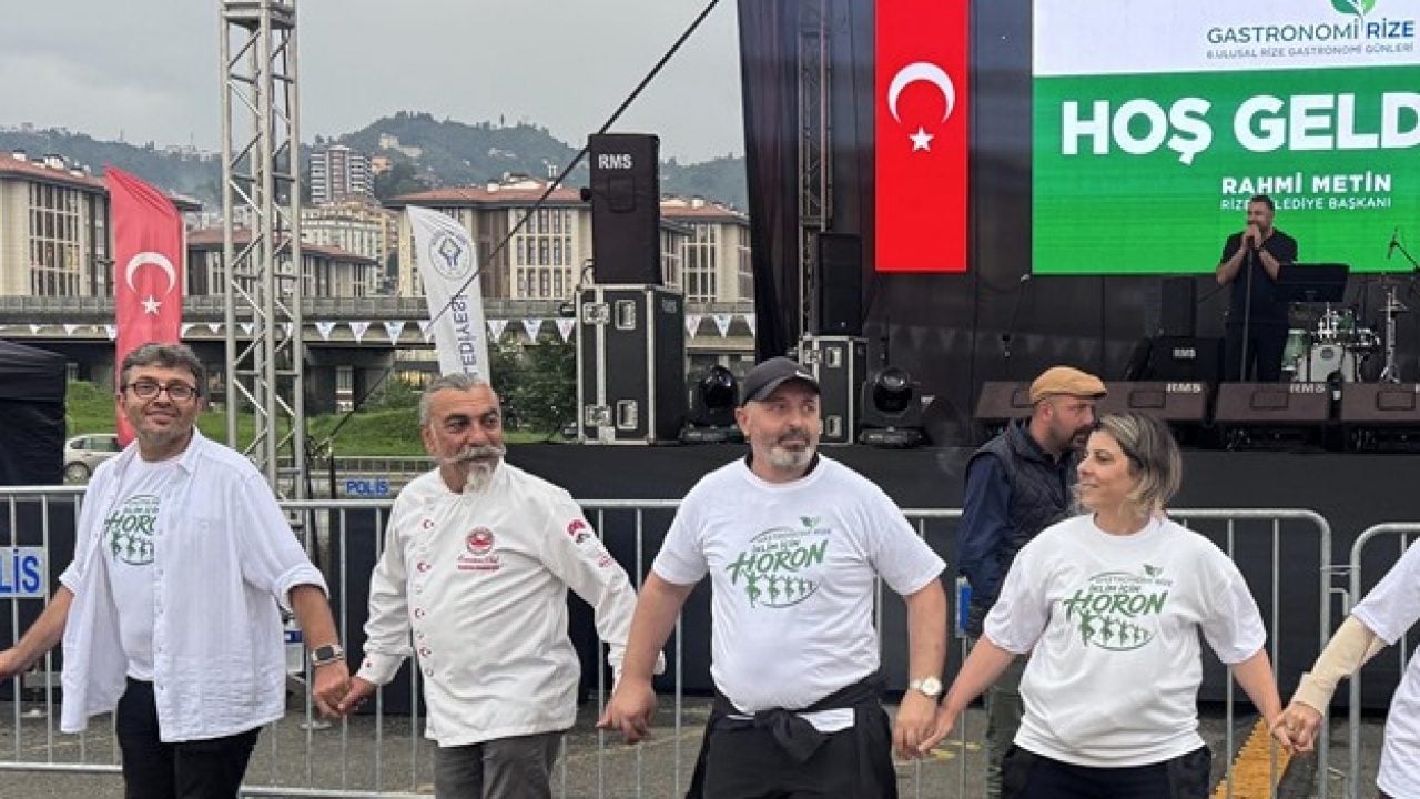 Foto - Rize gastronomisinden ‘Sıfır Atık Hareketi’ne horonlu destek