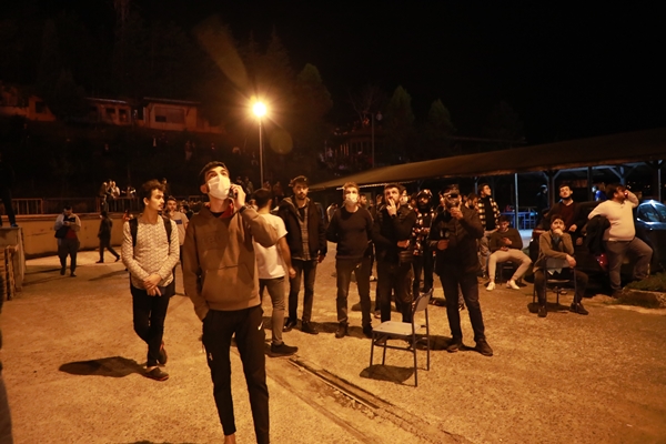 Foto - Rize'de öğrenci yurdunda korkutan yangın