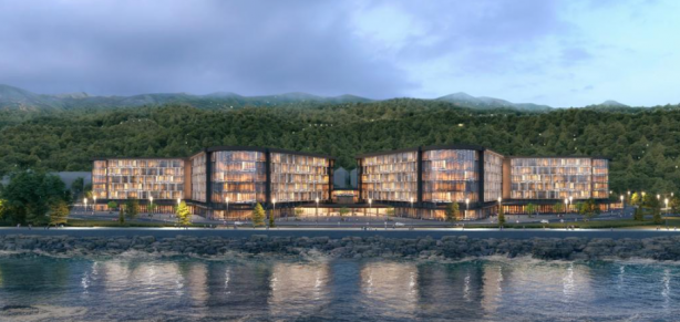 Foto - Rize Şehir Hastanesi projesinde deniz dolgusu tamamlandı