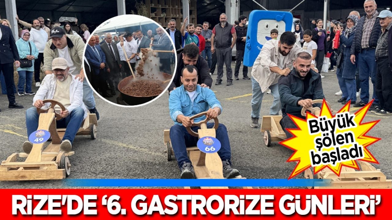 Rize'de '6. GastroRize Günleri' coşkusu