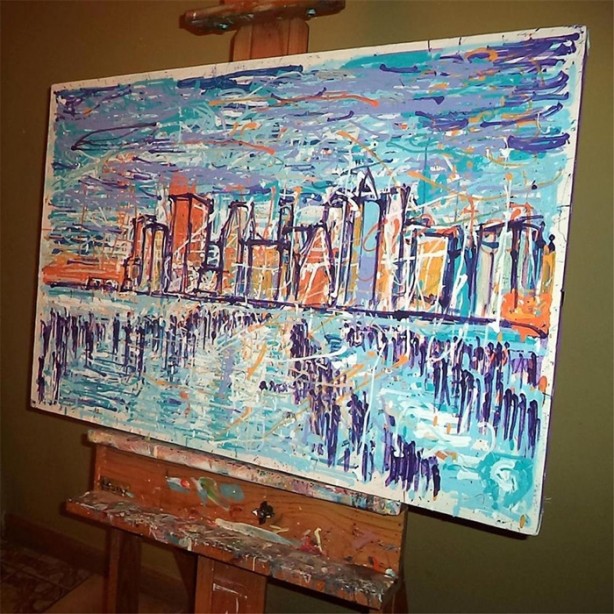 Foto - Robotlar tarafından yapılmış sanat eserleri