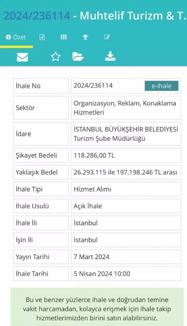 Foto - Roma çıkarmasını yankıları devam ederken İBB'den yeni skandal: 160 milyon TL'lik turistik ihale!