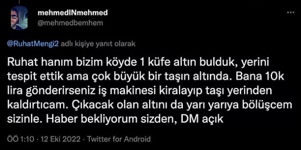Foto - Ruhat Mengi yine trollendi! Bu kafayla devam et 