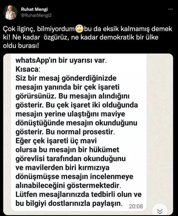 Foto - Ruhat Mengi yine trollendi! Bu kafayla devam et 