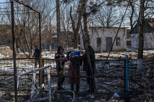 Foto - Rus güçleri okulu vurdu! Görüntüler vehametin boyutunu böyle gösterdi