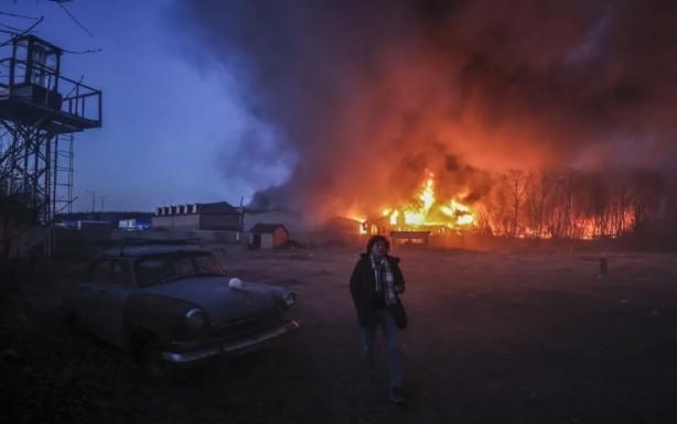 Foto - Rus ordusundan, Kiev'e yoğun bombardıman!