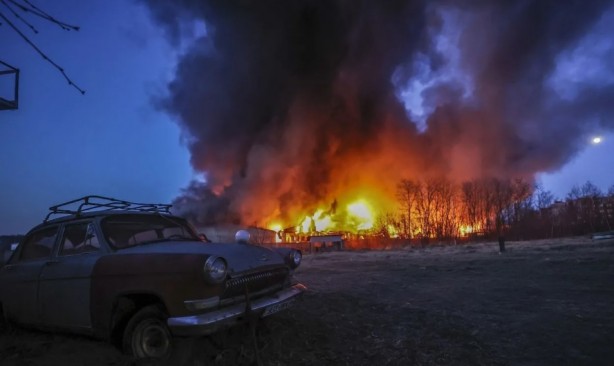 Foto - Rus ordusundan, Kiev'e yoğun bombardıman!