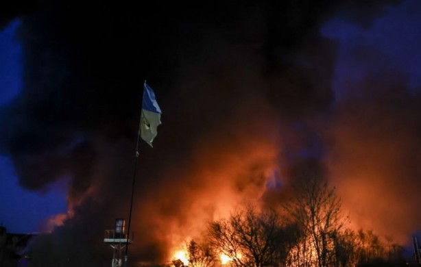 Foto - Rus ordusundan, Kiev'e yoğun bombardıman!