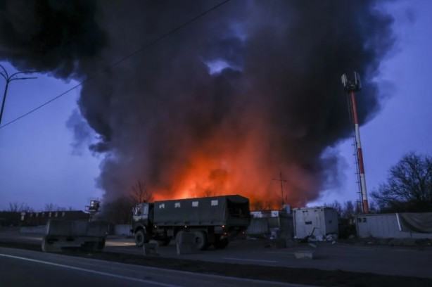 Foto - Rus ordusundan, Kiev'e yoğun bombardıman!