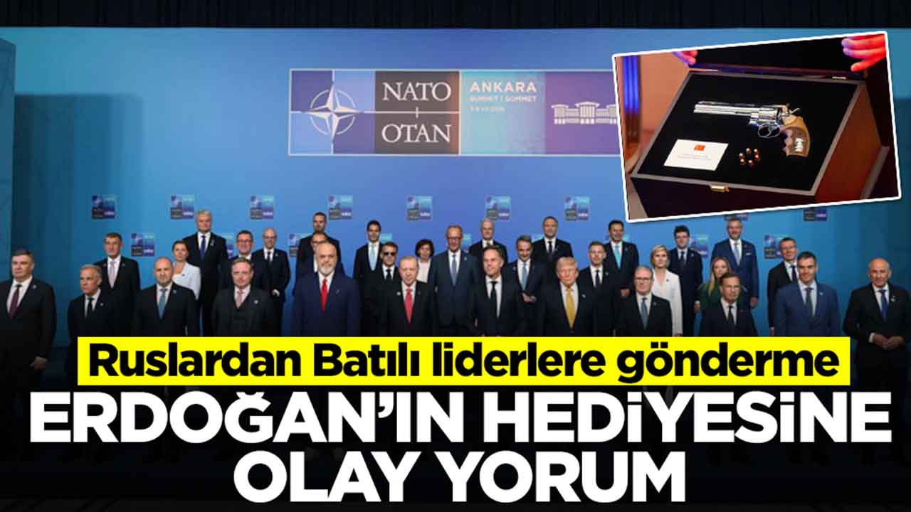 Ruslardan Batılı liderlere gönderme: Erdoğan'ın hediyesine olay yorum