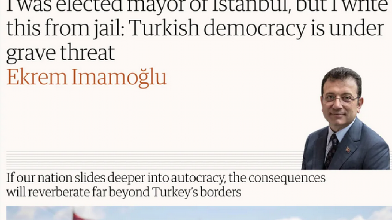 Rüşvet’ten tutuklu Ekrem İmamoğlu yine Türkiye'yi bakın ne ile itham etti! İnsan da biraz utanma olur yahu…