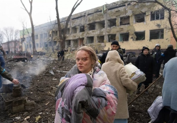 Rusya çocuk hastanesini vurdu! Dünyanın konuştuğu yerden ilk görüntüler