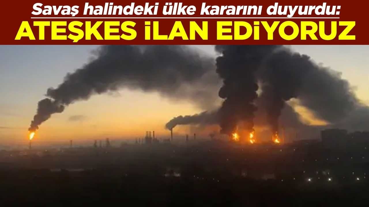 Rusya ile savaşan Ukrayna kararını duyurdu: Ateşkes ilan ediyoruz