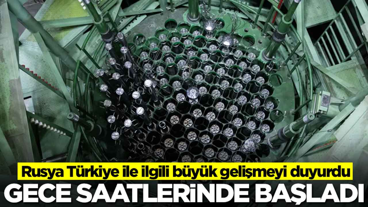 Rusya Türkiye ile ilgili büyük gelişmeyi duyurdu: Gece saatlerinde başladı