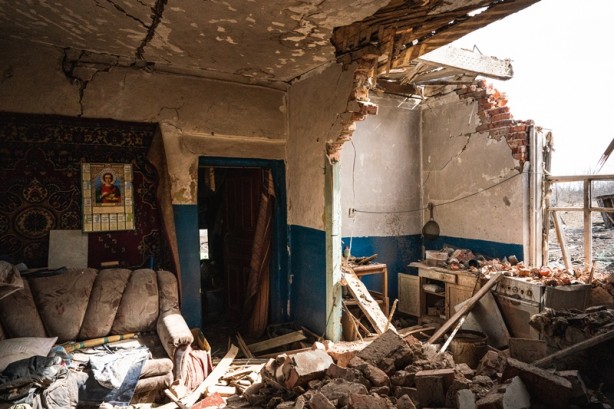 Foto - Rusya Ukrayna savaşı Harkiv'de böyle görüntülendi! Fotoğraflar içler acısı...